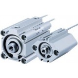 SMC cylinder Basic linear cylinders NCQ2-Z NC(D)Q2-Z, Compact Cylinder, Double Acting, Single Rod, w/Auto Switch Mounting Groove